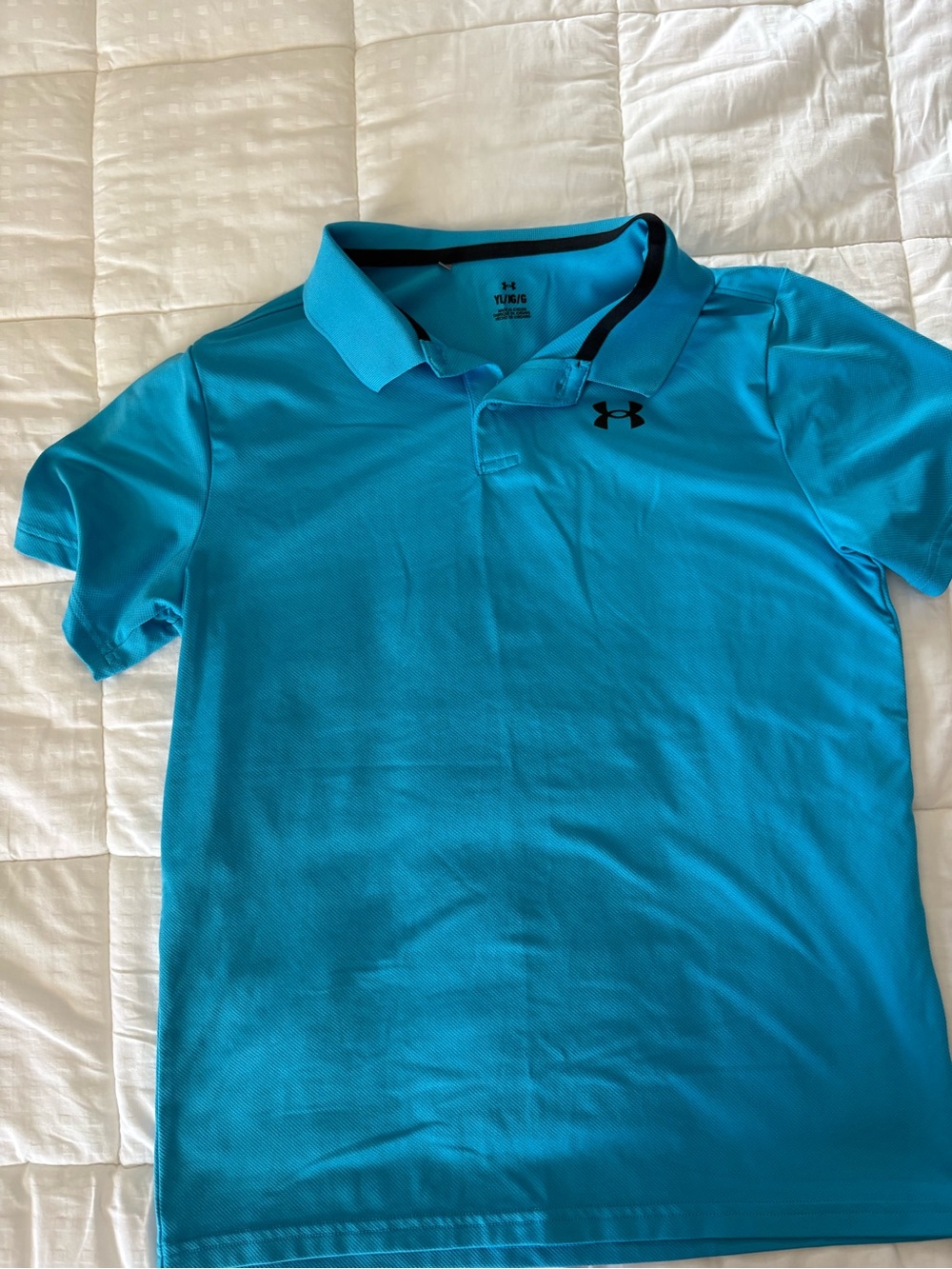 Under Armour Boys Blue Performance Polo Shirt
